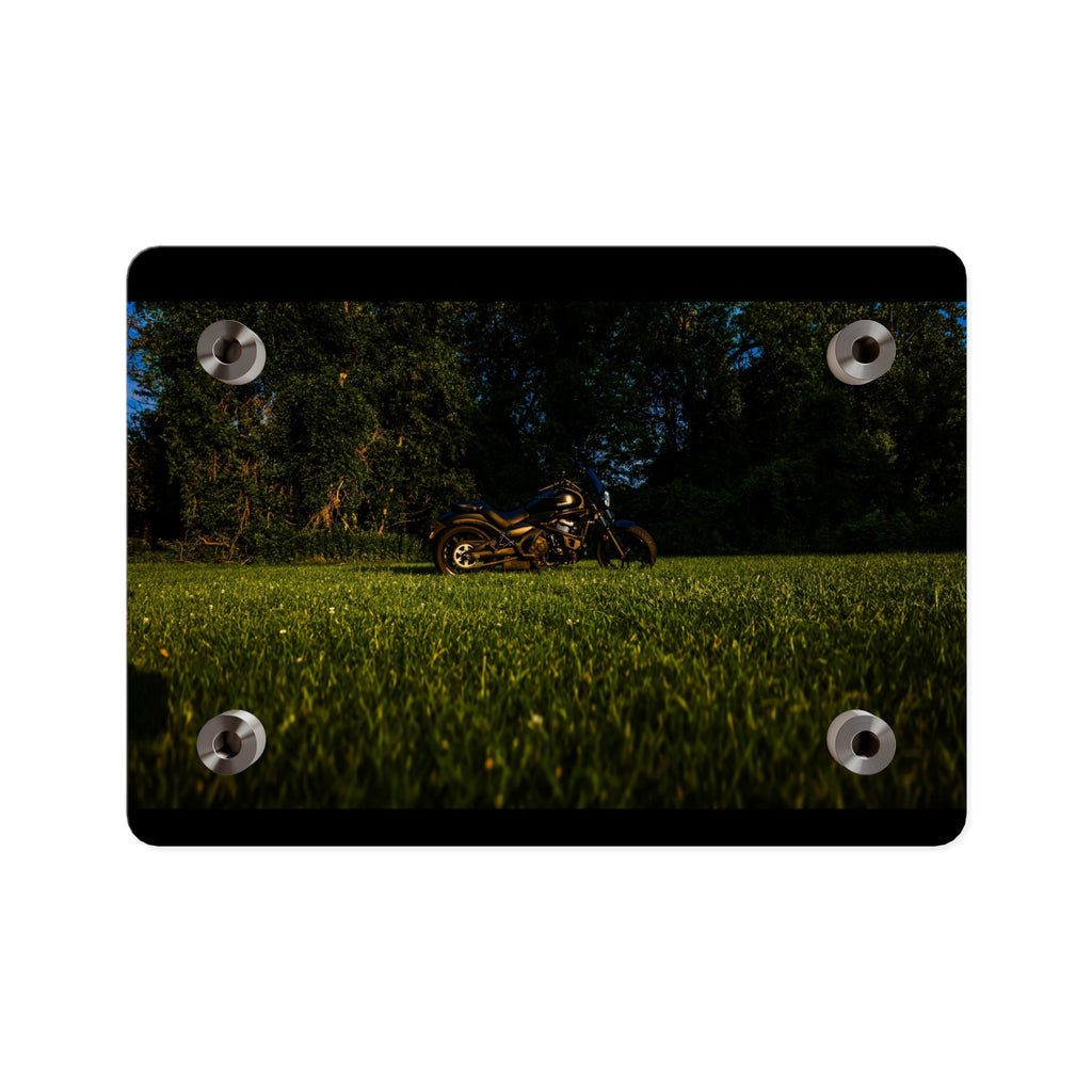 Motorcycle in Nature Acrylic Wall Art Panel