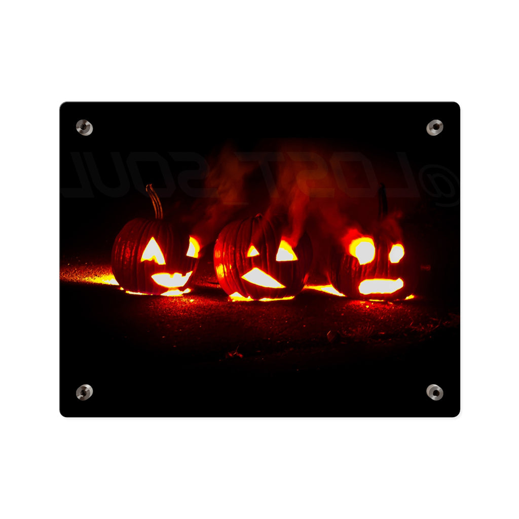 Halloween Jack-O’-Lantern Acrylic Wall Art Panel