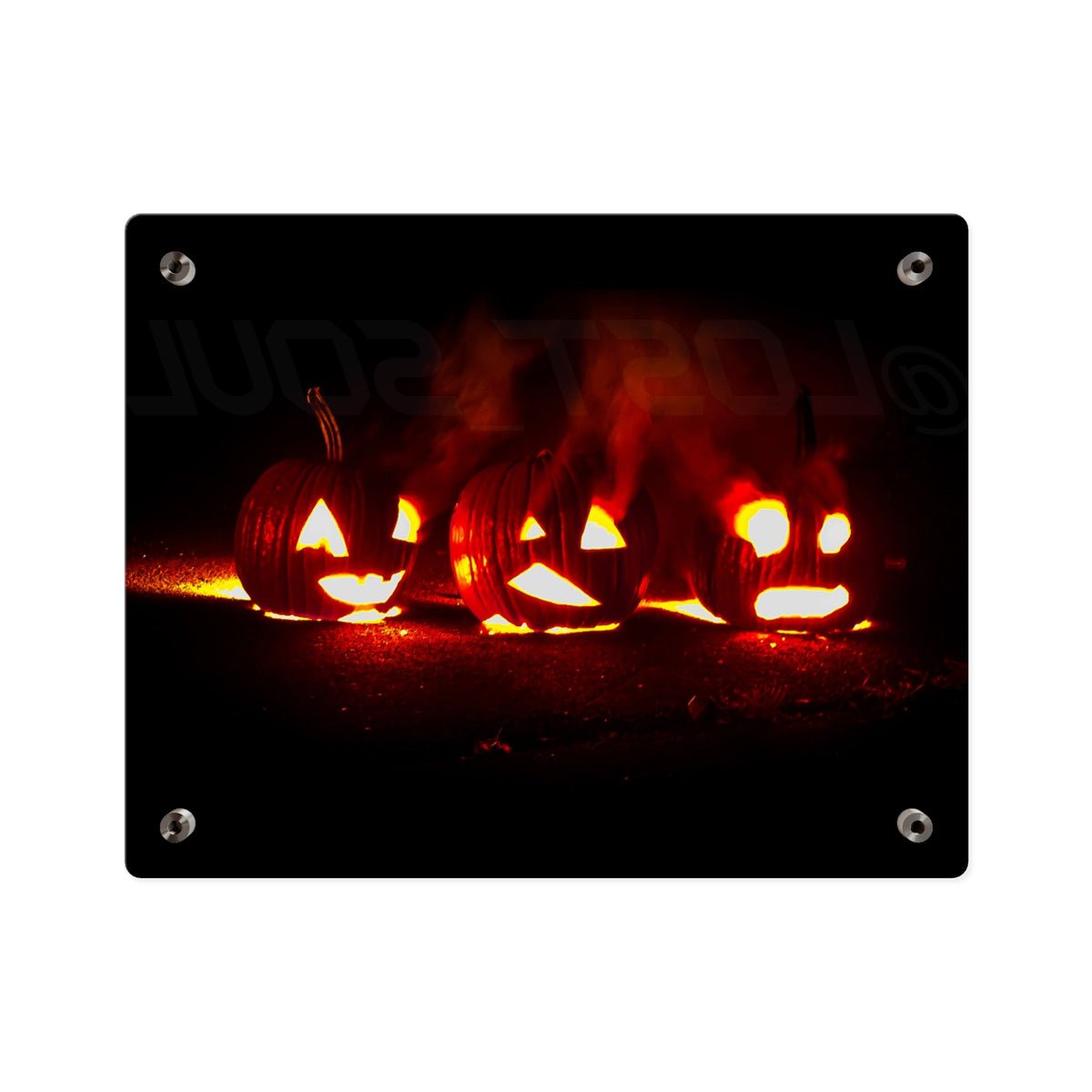 Halloween Jack-O’-Lantern Acrylic Wall Art Panel