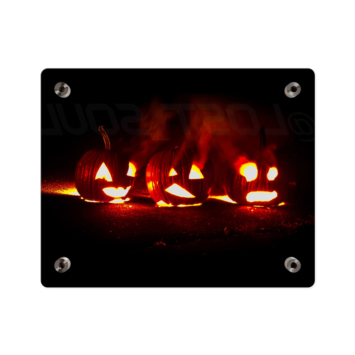 Halloween Jack-O’-Lantern Acrylic Wall Art Panel