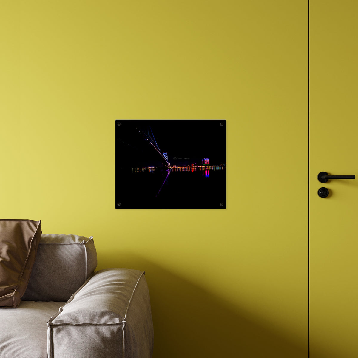 Acrylic Wall Art Panel – Ben Franklin Bridge (Philly Side) Type 1